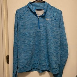 {Nike} Blue Dri-Fit Running Top